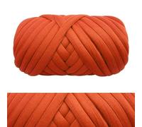 Chunky Yarn for Hand Knitting 500g/Set 2 Sets Super Thick Soft Chunky Gaint Yarn for Wintery Hat Dolls Glove Blanket at DIY Bulky Arm Knitting Roving(Orange)