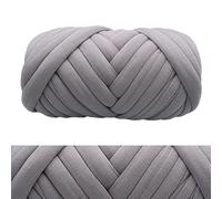 Chunky Yarn for Hand Knitting 500g/Set 2 Sets Super Thick Soft Chunky Gaint Yarn for Wintery Hat Dolls Glove Blanket at DIY Bulky Arm Knitting Roving(Dark Grey)