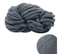 Chunky Yarn for Hand Knitting, Chunky Chenille Thick Yarn for Blanket Chunky Wool for Knitting Icelandic Wool Yarn Super Bulky Soft Washable Big Yarn for Hand Knitting Throw Rugs Pillow