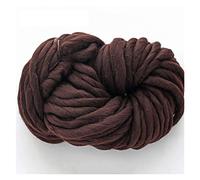 Chunky Yarn for Hand Knitting The Sweeping of Sweatest Coarse Hand-Knit DIY Woven Blanket Scarf Group Thick Line Hand(Brown)
