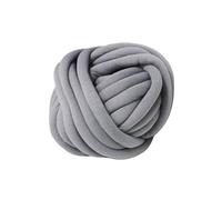 Chunky Yarn Hand Knitting 1000g Super Thick Chunky Yarn Hand DIY 30mm Soft Anti-Pilling Arm Weaving Blanket Spin Roving for Knitting(Smoke Gray)
