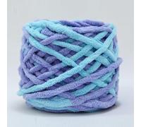 Chunky Yarn Hand Knitting 2PCS 100g/DIY Ball Chenille ice Stripe Thread Thick Yarn Single Strand Stick, Hand Woven Scarf, Slippers, and Knitted Bag(47)