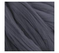 Chunky Yarn Hand Knitting 500g DIY Knitting Chunky Roving Yarn Super Soft Big Arm Blanket Hand Knit Crocheting Hat Scarf(Dark Grey)