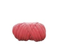 Chunky Yarn Hand Knitting Giant Thick Velvet Yarn Fit use for Hand Weaving, Bulky, Basket, Rugs, DIY, Arm, Soft, Carpet, 1KG(Watermelon Pink)