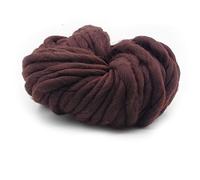 Chunky Yarn Hand Knitting Super coarse Yarn Special Crude Manual DIY Woven Scarf Wire hat Blanket Tapestry line(Brown)