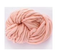 Chunky Yarn Hand Knitting The Sweeping of Sweatest Coarse Hand-Knit DIY Woven Blanket Scarf Group Thick Line Hand(Pink)