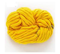 Chunky Yarn Hand Knitting The Sweeping of Sweatest Coarse Hand-Knit DIY Woven Blanket Scarf Group Thick Line Hand(Lemon Yellow)