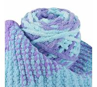 Chunky Yarn,Knitting Wool 100g Multi-Colored for Crochet, Soft for Projects Making Plush Balls Handmade Bags Sweaters Shoes Hats Blankets Scarves