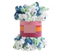 Chunky Yarn Polyester Finger Loop Yarn - Handcrafted Thick Wool for DIY Knitting Crochet, Perfect for Crafting Blankets and Knitted Art(Color-21)