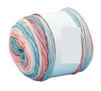 Chunky Yarn Rainbow Woollen Yarn Soft Hand Woven Cake Hat Scarf Sweater Dyeing Crocheting Fancy Blend(1156)