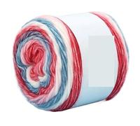 Chunky Yarn Rainbow Woollen Yarn Soft Hand Woven Cake Hat Scarf Sweater Dyeing Crocheting Fancy Blend(1157)