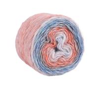 Chunky Yarn Rainbow Woollen Yarn Soft Hand Woven Cake Hat Scarf Sweater Dyeing Crocheting Fancy Blend(1168)