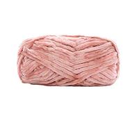 Chunky Yarn,Red DIY Velvet Chenille 100g/0.22lb Bulky Luxury Polyester Vegan Soft Blanket Yar