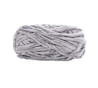 Chunky Yarn,Red DIY Velvet Chenille 100g/0.22lb Bulky Luxury Polyester Vegan Soft Blanket Yar