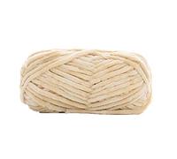 Chunky Yarn,Red DIY Velvet Chenille 100g/0.22lb Bulky Luxury Polyester Vegan Soft Blanket Yar