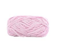 Chunky Yarn,Red DIY Velvet Chenille 100g/0.22lb Bulky Luxury Polyester Vegan Soft Blanket Yar