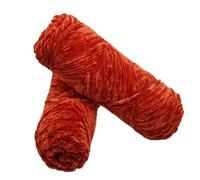 Chunky Yarn Thick 190g Chunky Chenille Yarn for Hand Knitting Sweater Scarf Shoes Blanket Crochet Medium Thick Golden Velvet Thread Soft Warm(16 XiuHong)