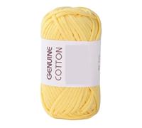 Chunky Yarn Thick 1Pc Hollow Yarn for Crochet Round Hand Knitting Bag Cushion Mat Crocheting DIY Hat Shoe Line Amig(Curry Yellow)