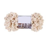 Chunky Yarn Thick Puffy Finger Loops Chunky Chenille Yarn Hand-Woven Thick Wool Threads for Crochet Blanket Carpet DIY Knitting Crafts Supply 100G(02 Khaki White)