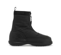 Chunky Zip Boots with Front Zip - male - Moon Boot - Ankle Boots - Black - 9 UK - Shoes 9 UK