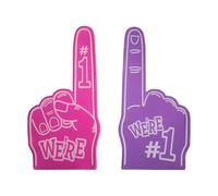 CHUNLINLAODA 2PCS Foam Finger Gladiators Gladiator Foam Finger Foam Hands Foam Hands Giant Gladiators Suitable for Football Match Basketball Match Sports Meeting The Cheering Props (Pink)