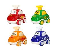 CHUNLINLAODA 4 Pieces Baby Wind-Up Car Baby Car Toy Press and Go Toy Cars AUT-o Toy BAB-y Car Racing Car Children's Toy Gift for Children Boys Girls Learning Toy
