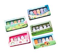 CHUNLINLAODA 750 Sheets Cute Animal Sticky Notes, Cartoon Animals Sticky Notes, Novelty Self Adhesive S-ticky Notes, Page Markers Flags for Home, School and Office, Student Class Gifts (A)