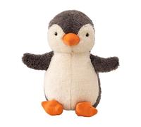 CHUNLINLAODA Penguin Plush Toy Penguin Stuffed Animal 20cm Soft Cuddly Penguin Plushie Doll Animal Soft Toy Plush Penguin Doll for Christmas Birthday New Year Gifts (Gray)