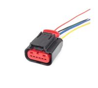 ChunLK 5 Set 6 Hole 1-1419168-2 1-1419168-3 Automobile Accel Pedal Position Sensor Wiring Harness Socket 1-1419168-1(Bianco)