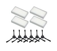 ChunLK 6x Side Brush 6x Filter Kit Compatible With CHUWI Ilife V5s V5 X5 Ilife V3s V3s Pro V3l V5s Pro V50 Robot Vacuum Cleaner BPfire (Color : 10PCS)