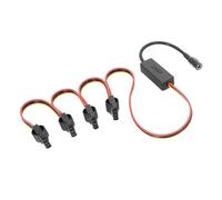 ChunLK Adapter DC 5525 To Sata Hard Drive Cable DC To 1x2x3x4x SATA Hard Drive Cable DC 12V To SATA 12V To 4PIN(Molex 1 to 4)