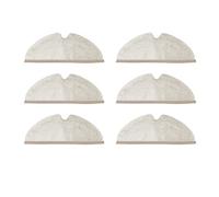 ChunLK Filter Main Side Brush Mop Spare Parts Compatible With 1S SDJQR03RR rbrck S5 Max S50 S51 S55 S6 MaxV Pure Vacuum Cleaner Kit (Color : 6pcs mops)