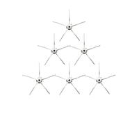 ChunLK Filter Main Side Brush Mop Spare Parts Compatible With 1S SDJQR03RR rbrck S5 Max S50 S51 S55 S6 MaxV Pure Vacuum Cleaner Kit (Color : 6pcs white)