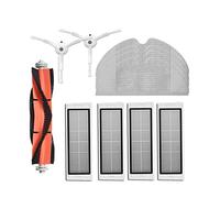 ChunLK Main Brush Washable Filter Side Brush Kit Compatible With Mi Vacuum 1st 1S Robot rbrck S50 S51 S55 S6 T60 T61 T65 Parts (Color : 22)