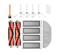ChunLK Main Brush Washable Filter Side Brush Kit Compatible With Mi Vacuum 1st 1S Robot rbrck S50 S51 S55 S6 T60 T61 T65 Parts (Color : 24)