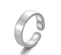 CHUNNUAN Punk Trendy Magnetic Therapy Weight Loss Ring for Women Men Anti Snoring Rings Power Slimming Burning Fat Health Care-RI22Y0298-1