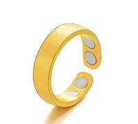 CHUNNUAN Punk Trendy Magnetic Therapy Weight Loss Ring for Women Men Anti Snoring Rings Power Slimming Burning Fat Health Care-RI22Y0298-3