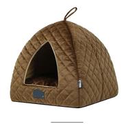 CHUNXVLI Cat Bed Dog Bed Cat Bed Cat Cave Bed Cat Beds For Indoor Cats Indoor Cat House Cat Kennel Semi Enclosed Cat Bed Warm Houses Pet Bed For Dog Cat(C,48 * 48 * 48cm)