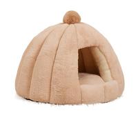 CHUNXVLI Cat Bed Dog Bed Cat Beds For Indoor Cats Igloo Large Thicken Cat Dog Cave Bed Foldable Cat Tent Cat Bed Kitten Bed Soft Warm Pet Bed For Dog Cat(A,48 * 40cm)