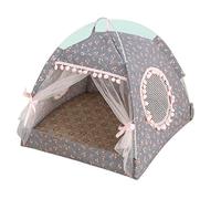 CHUNXVLI Cat Bed Dog Bed Cat Tent Pop Up Cat House Outdoor Pet Enclosure Tent Portable Indoor Playpen For Cats Small Dogs In Yard Pet Bed For Dog Cat(D,38 * 38cm)