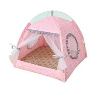 CHUNXVLI Cat Bed Dog Bed Cat Tent Pop Up Cat House Outdoor Pet Enclosure Tent Portable Indoor Playpen For Cats Small Dogs In Yard Pet Bed For Dog Cat(C,36 * 36cm)
