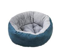CHUNXVLI Cat Bed Dog Bed Dog Bed Round Hooded Plush Cat Cave Donut Anti Anxiety Fluffy Dog Bed for Small Medium Dog and Cat Pet Bed For Dog Cat(C,50 * 50cm)