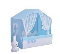 CHUNXVLI Cat Bed Dog Bed Dog Kennel Teddy Small Dog Cat Pet Princess Bed Pet Tent Nest Four Seasons Universal Removable And Washable Tents Pet Bed For Dog Cat(Blue,40 * 35 * 50cm)