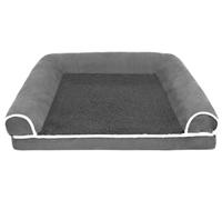 CHUNXVLI Cat Bed Dog Bed Large Washable Dog Bed Deluxe Fluffy Plush Dog Crate Pad Dog Beds Made for Large Medium Small Dogs Pet Bed For Dog Cat(B,75 * 50 * 12cm)