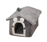 CHUNXVLI Cat Bed Dog Bed Pet House Soft Plush Warm Kennel Dogs Cats Cave Nest Washable Cozy Sleeping Bed Puppy Mat Cushion Cage Beds Pet Bed For Dog Cat(A,48 * 40 * 40cm)