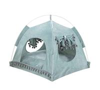 CHUNXVLI Cat Bed Dog Bed Princess Home Pet Bed For Dog Luxury Four Seasons Kennel House With Cat Cushion Bed Mats For Puppies Animal Bedding Pet Bed For Dog Cat(E,38 * 38 * 39cm)