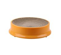 CHUNXVLI Scratching Board For Cats Cat Scratcher Cardboard Durable Reversible Corrugated Cat Scratching Pad Scratcher Pad Lounge Sofa Bed Cat Scratcher For Indoor(Orange)