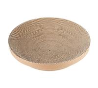 CHUNXVLI Scratching Board For Cats Round Cat Toy Scratcher Furniture Protector Corrugated Claw Board Non-slip Kitten Bed Sofa Nail Scratcher Guard Scratch Cat Scratcher For Indoor(Replacement core)