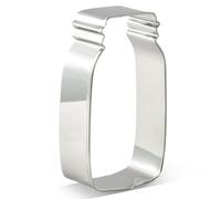 CHUNZAI Mason Jar Cookie Cutter, 3.5 Inches, Stainless Steel