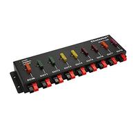 Chunzehui F-1008 Horizontal 9 Port 40A Connector Power Splitter Distributor Source Strip, 1 Input and 8 Output.